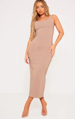 Stretch Woven Maxi Dress-PrettyLittleThing Discount