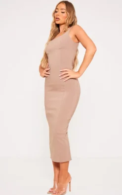 Stretch Woven Maxi Dress-PrettyLittleThing Discount