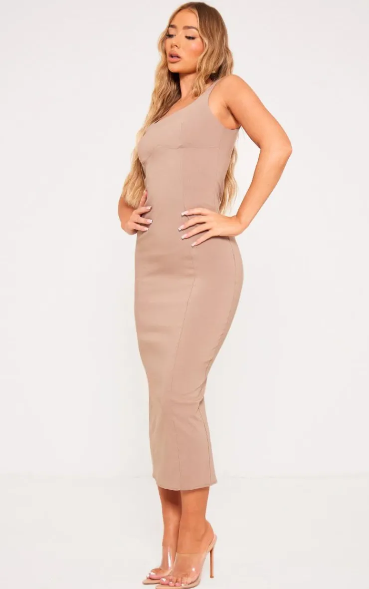 Stretch Woven Maxi Dress-PrettyLittleThing Discount