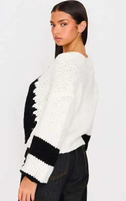 PrettyLittleThing Cardigans*Chunky Knit Tie Front Cardigan