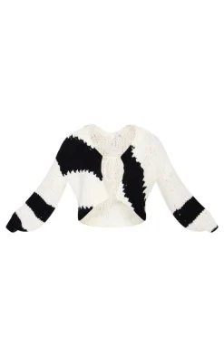 PrettyLittleThing Cardigans*Chunky Knit Tie Front Cardigan