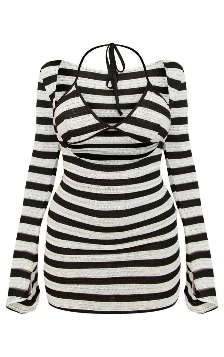 Cut Out Bralette Bodycon Dress-PrettyLittleThing Outlet