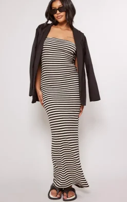 Stripe Towelling Maxi Dress-PrettyLittleThing Best