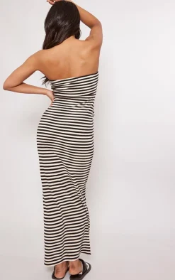 Stripe Towelling Maxi Dress-PrettyLittleThing Best