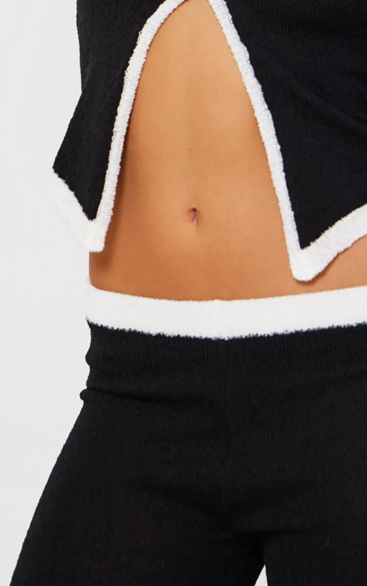PrettyLittleThing Knitted Two Piece Sets*Towel Knitted Contrast Detail Pants
