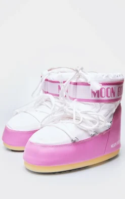 PrettyLittleThing Ski Outfits*MOON BOOT and White Icon Low