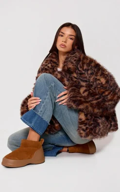 PrettyLittleThing Ski Outfits*MOON BOOT Protect Faux Suede Luna Low
