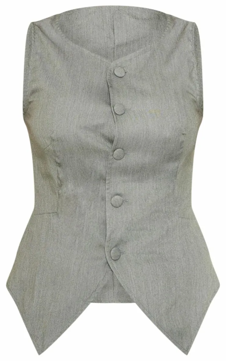 PrettyLittleThing Sleeveless Tops*Long Line Vest