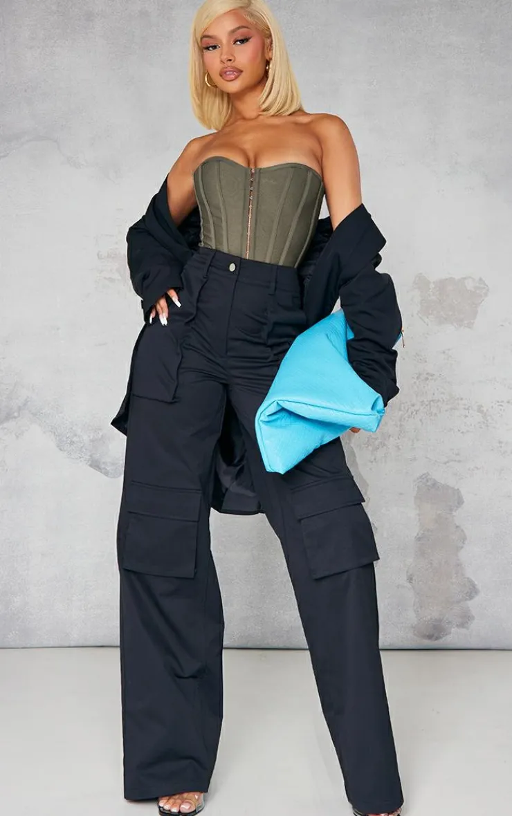 PrettyLittleThing Corsets*Bandage Hook And Eye Structured Corset