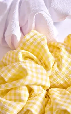PrettyLittleThing Hair Accessories*Gingham 2 Pack Scrunchies