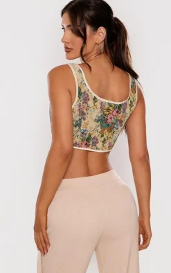 PrettyLittleThing Corsets*Jacquard Ribbon Long Corset