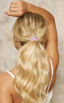 PrettyLittleThing Hair Accessories*Pearlescent Spiral Hair Tie pack