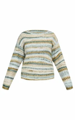 PrettyLittleThing Oversized Sweaters*Soft Marl Knit Oversized Sweater