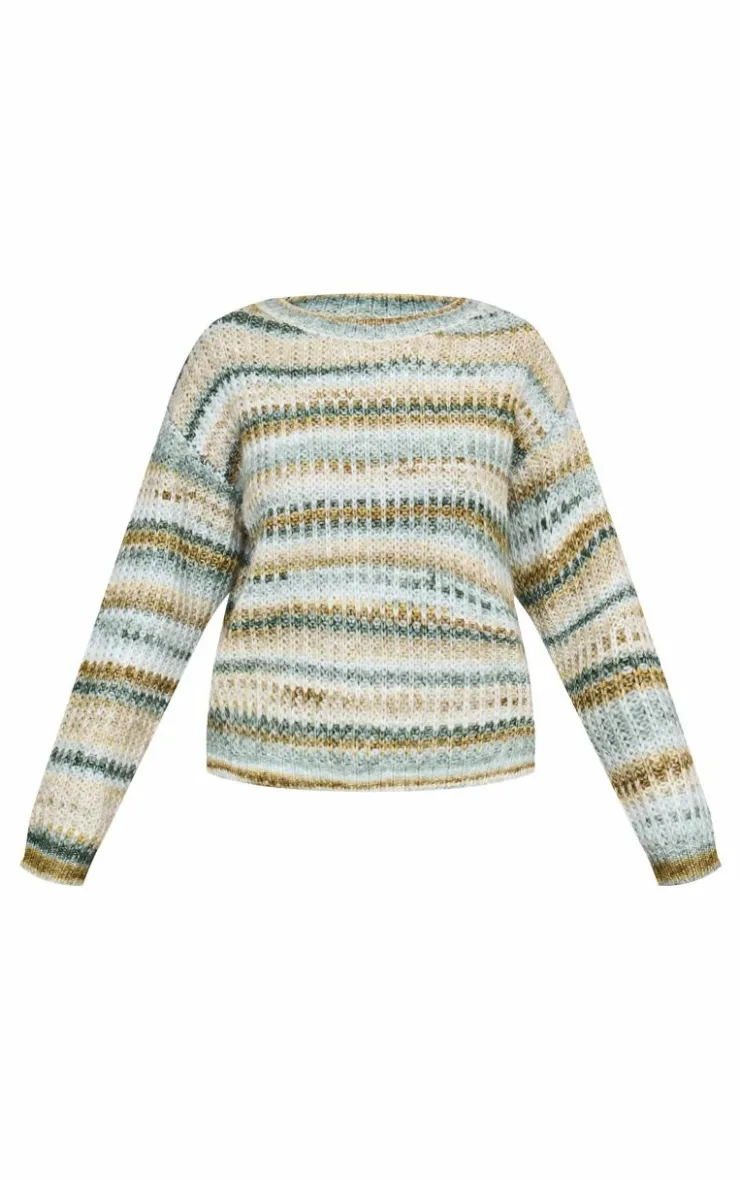 PrettyLittleThing Oversized Sweaters*Soft Marl Knit Oversized Sweater