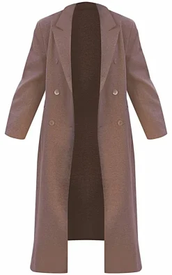 PrettyLittleThing Thanksgiving Outfits*Double Breasted Oversized Structured Coat