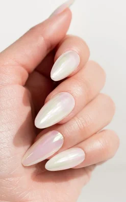 PrettyLittleThing Nails*Nail Hq Almond Glaze Nails