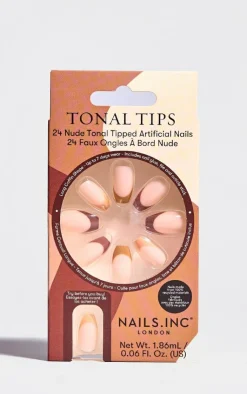 PrettyLittleThing Nails*Nails Inc Tonal Tips Press On Nails