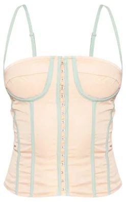 PrettyLittleThing Corsets*Tailored Look Stretch Woven Halter Corset