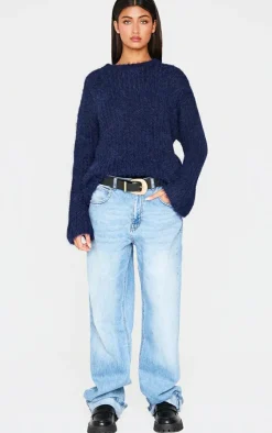 PrettyLittleThing Oversized Sweaters*Eyelash Knit Super Oversized Sweater