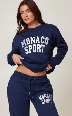 PrettyLittleThing Graphic Sweatsuits*Monaco Sports Embroidered Sweatshirt