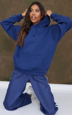Navy Oversized Sweat Hoodie