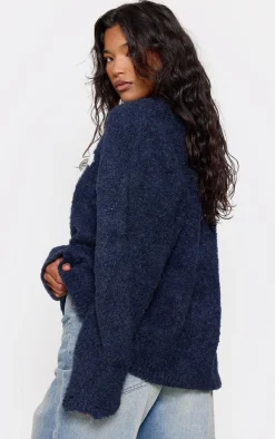 PrettyLittleThing Oversized Sweaters*PLT Boucle Knitted Oversized Sweater
