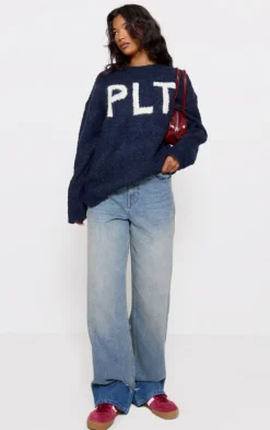 PrettyLittleThing Oversized Sweaters*PLT Boucle Knitted Oversized Sweater
