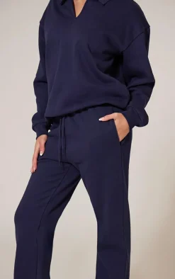 Navy Premium Cuffed Drawstring Sweat Sweatpants