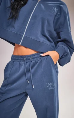 PrettyLittleThing Christmas Shop*Premium Oversized Pintuck Wide Leg Sweatpants