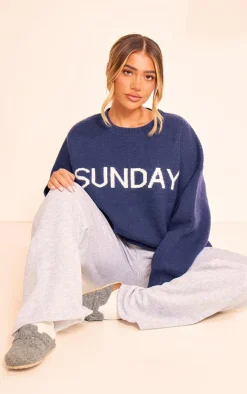 PrettyLittleThing Sweaters*Sunday Jacquard Knitted Sweater