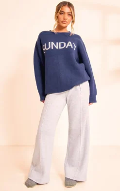 PrettyLittleThing Sweaters*Sunday Jacquard Knitted Sweater