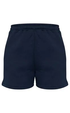 Navy Sweat Pocket Runner Shorts