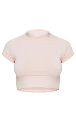 PrettyLittleThing T-Shirts*Basic Short Sleeve Crop T-Shirt