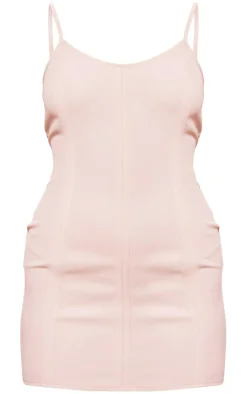 Binding Detail Strappy Mini Dress-PrettyLittleThing Sale