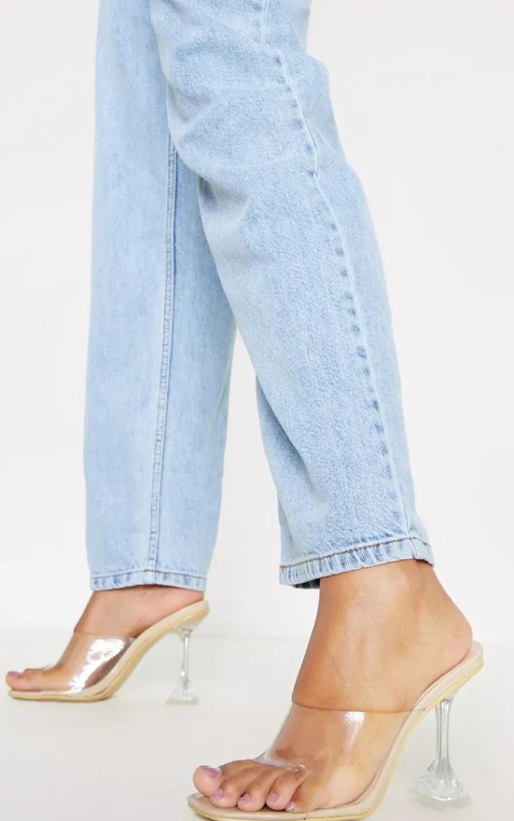 PrettyLittleThing Mules*Clear Cake Stand Heel Mule
