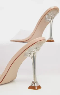 PrettyLittleThing Mules*Clear Heel Mule Sandals