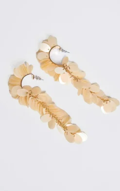 PrettyLittleThing Statement Earrings*Cluster Sequin Drop Statement Earrings