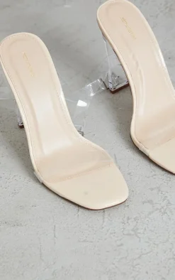PrettyLittleThing Flat Sandals*Flat Heel Clear Strap Sandals
