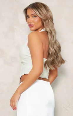PrettyLittleThing Corsets*Halter Neck Bow Detail Corset