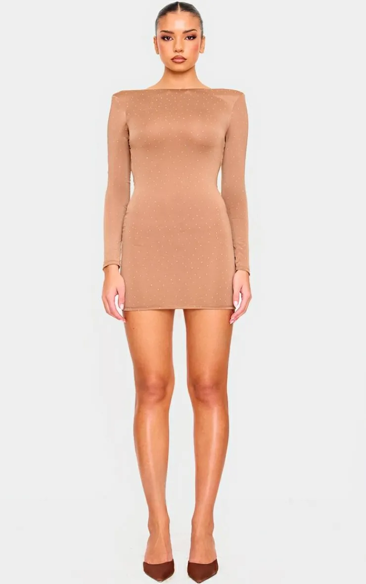 Hot Fix Mini Dress-PrettyLittleThing Sale