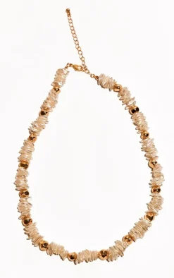 PrettyLittleThing Necklaces*Pearl Stone Detail Choker