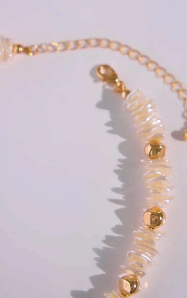 PrettyLittleThing Necklaces*Pearl Stone Detail Choker