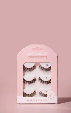 PrettyLittleThing False Eyelashes*Nudelash Multipack - #8,#10, #2