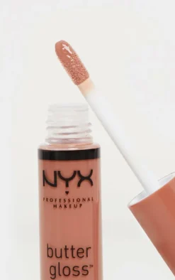 PrettyLittleThing Lip Gloss*NYX PMU Butter Gloss Madeleine