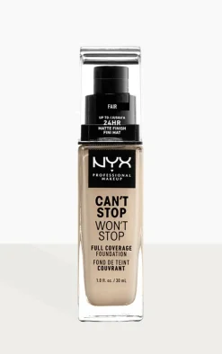 PrettyLittleThing Foundation*NYX PMU Can't Stop Won't Stop Full Coverage Foundation