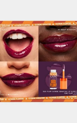 PrettyLittleThing Lip Gloss*NYX PMU Duck Plump Lip Plumping Gloss