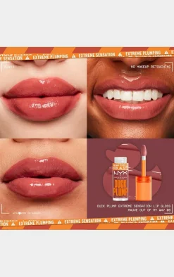 PrettyLittleThing Lip Gloss*NYX PMU Duck Plump Lip Plumping Gloss