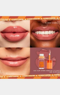PrettyLittleThing Lip Gloss*NYX PMU Duck Plump Lip Plumping Gloss