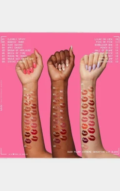 PrettyLittleThing Lip Gloss*NYX PMU Duck Plump Lip Plumping Gloss Bangin' Bare