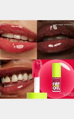 PrettyLittleThing Lip Gloss*NYX PMU Fat Oil Lip Drip Lip Gloss